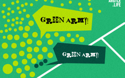 This weekend, I had to sit with the home fans because of the EFL