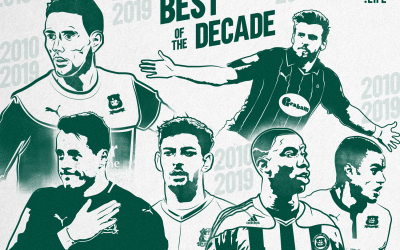 Plymouth Argyle Top 50 – 2010-2019: 10th to 6th