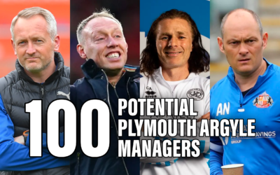 100 Potential Plymouth Argyle Managers: The Experienced