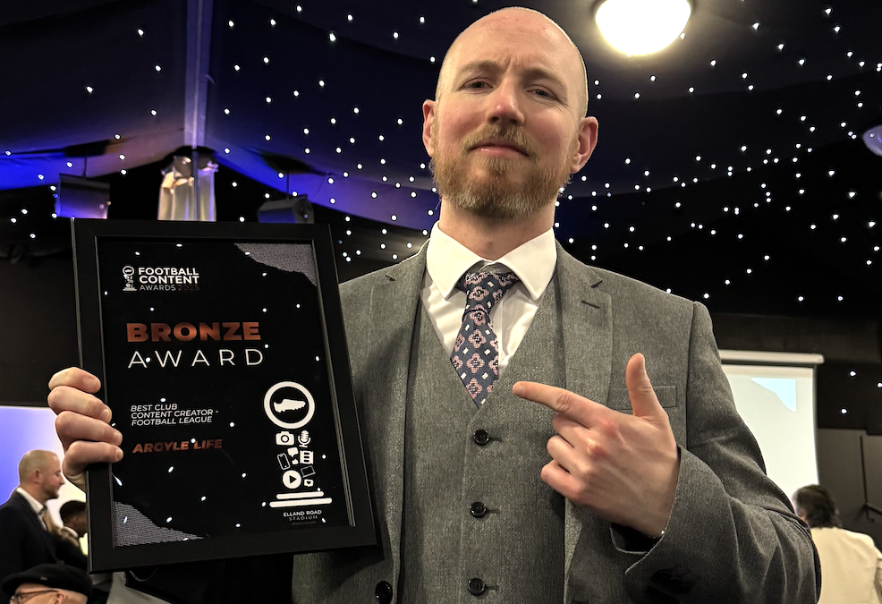 Argyle Life Nominated For National Football Media Award – Three Years Running!
